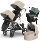 UPPAbaby Vista V3 Double Stroller + Bassinet + Mesa/Aria Travel System