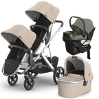UPPAbaby Vista V3 Double Stroller + Bassinet + Mesa/Aria Travel System
