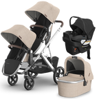 UPPAbaby Vista V3 Double Stroller + Bassinet + Mesa/Aria Travel System
