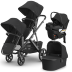 UPPAbaby Vista V3 Double Stroller + Bassinet + Mesa/Aria Travel System