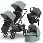 UPPAbaby Vista V3 Double Stroller + Bassinet + Mesa/Aria Travel System