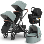 UPPAbaby Vista V3 Double Stroller + Bassinet + Mesa/Aria Travel System