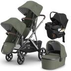 UPPAbaby Vista V3 Double Stroller + Bassinet + Mesa/Aria Travel System