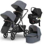 UPPAbaby Vista V3 Double Stroller + Bassinet + Mesa/Aria Travel System