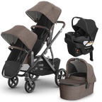 UPPAbaby Vista V3 Double Stroller + Bassinet + Mesa/Aria Travel System