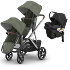 UPPAbaby Vista V3 Double Stroller + Mesa/Aria Travel System