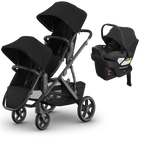 UPPAbaby Vista V3 Double Stroller + Mesa/Aria Travel System
