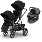 UPPAbaby Vista V3 Double Stroller + Mesa/Aria Travel System