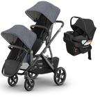 UPPAbaby Vista V3 Double Stroller + Mesa/Aria Travel System