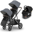 UPPAbaby Vista V3 Double Stroller + Mesa/Aria Travel System