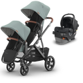 uppababy vista double travel system, uppababy vista v3 double with mesa car seats, uppababy vista v3 double with car seats, uppababy vista v3 double kenzi