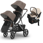 UPPAbaby Vista V3 Double Stroller + Mesa/Aria Travel System