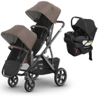 UPPAbaby Vista V3 Double Stroller + Mesa/Aria Travel System
