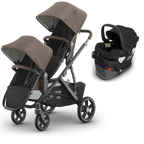 UPPAbaby Vista V3 Double Stroller + Mesa/Aria Travel System