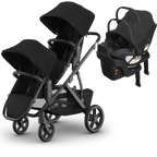 UPPAbaby Vista V3 Double Stroller for TWINS + 2 Mesa/Aria Car Seats