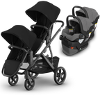 UPPAbaby Vista V3 Double Stroller for TWINS + 2 Mesa/Aria Car Seats