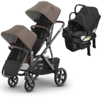 UPPAbaby Vista V3 Double Stroller for TWINS + 2 Mesa/Aria Car Seats