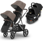 UPPAbaby Vista V3 Double Stroller for TWINS + 2 Mesa/Aria Car Seats