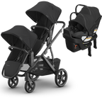 UPPAbaby Vista V3 Double Stroller for TWINS + 2 Mesa/Aria Car Seats