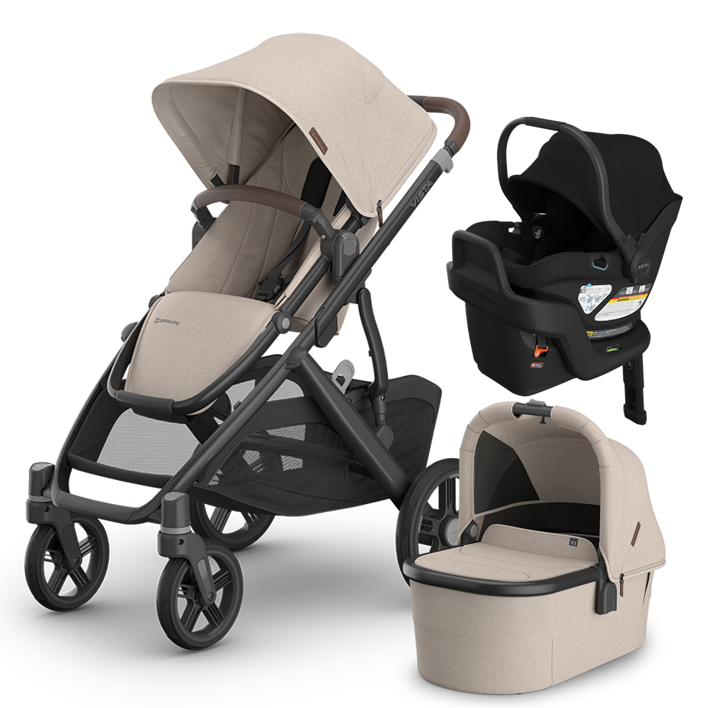 UPPAbaby Vista V3 Stroller + Bassinet + Mesa/Aria Travel System