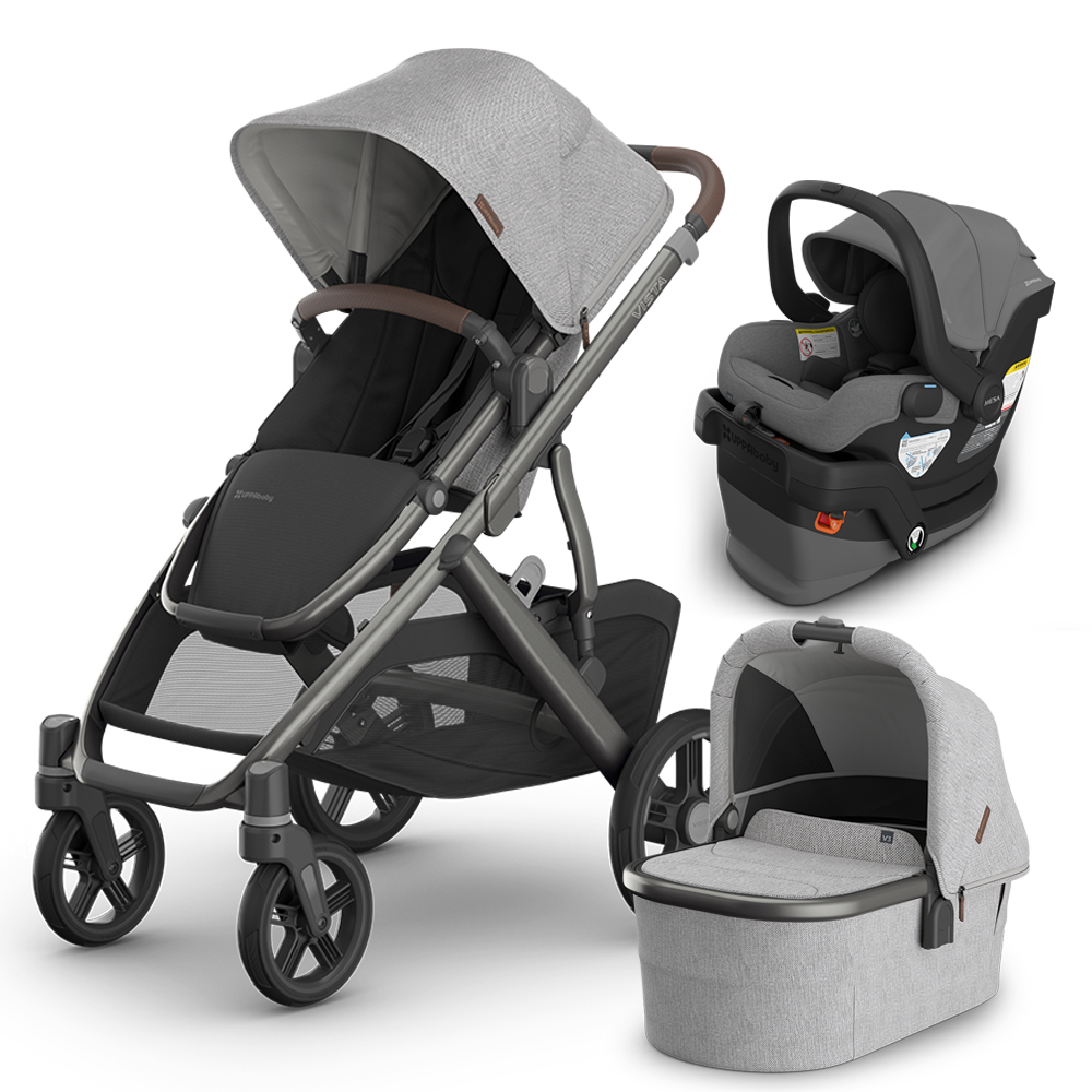 UPPAbaby Vista V3 Stroller + Bassinet + Mesa/Aria Travel System