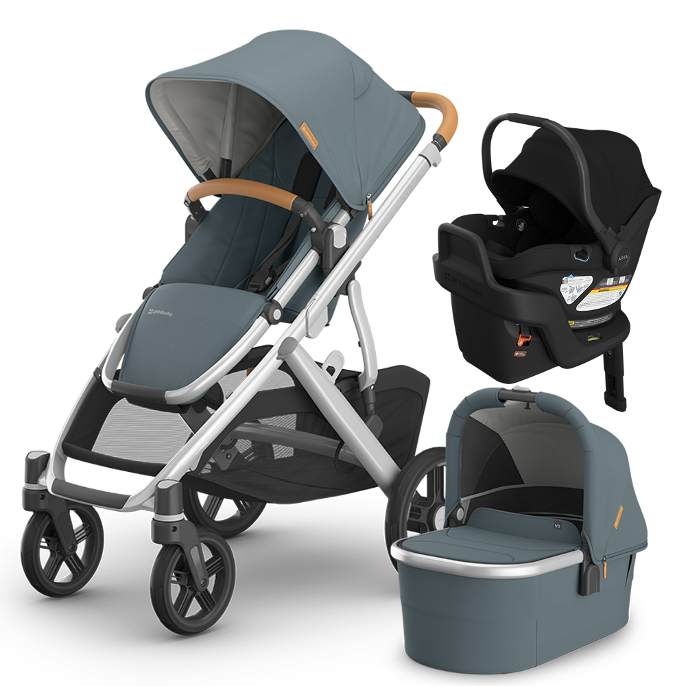 UPPAbaby Vista V3 Stroller + Bassinet + Mesa/Aria Travel System