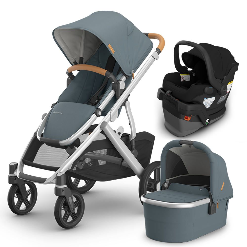UPPAbaby Vista V3 Stroller + Bassinet + Mesa/Aria Travel System