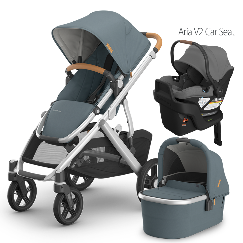 UPPAbaby Vista V3 Stroller + Bassinet + Mesa/Aria Travel System