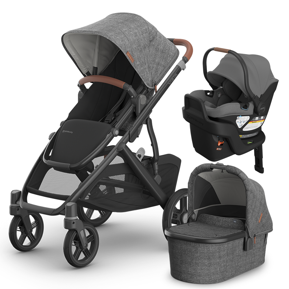 UPPAbaby Vista V3 Stroller + Bassinet + Mesa/Aria Travel System