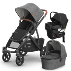 UPPAbaby Vista V3 Double Stroller + Bassinet + Mesa/Aria Travel System