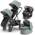 UPPAbaby Vista V3 Double Stroller + Bassinet + Mesa/Aria Travel System