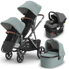 UPPAbaby Vista V3 Double Stroller + Bassinet + Mesa/Aria Travel System