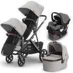 UPPAbaby Vista V3 Double Stroller + Bassinet + Mesa/Aria Travel System