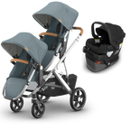 UPPAbaby Vista V3 Double Stroller + Mesa/Aria Travel System