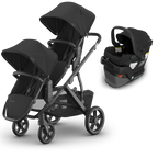 UPPAbaby Vista V3 Double Stroller + Mesa/Aria Travel System