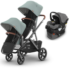 UPPAbaby Vista V3 Double Stroller + Mesa/Aria Travel System