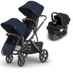 UPPAbaby Vista V3 Double Stroller + Mesa/Aria Travel System