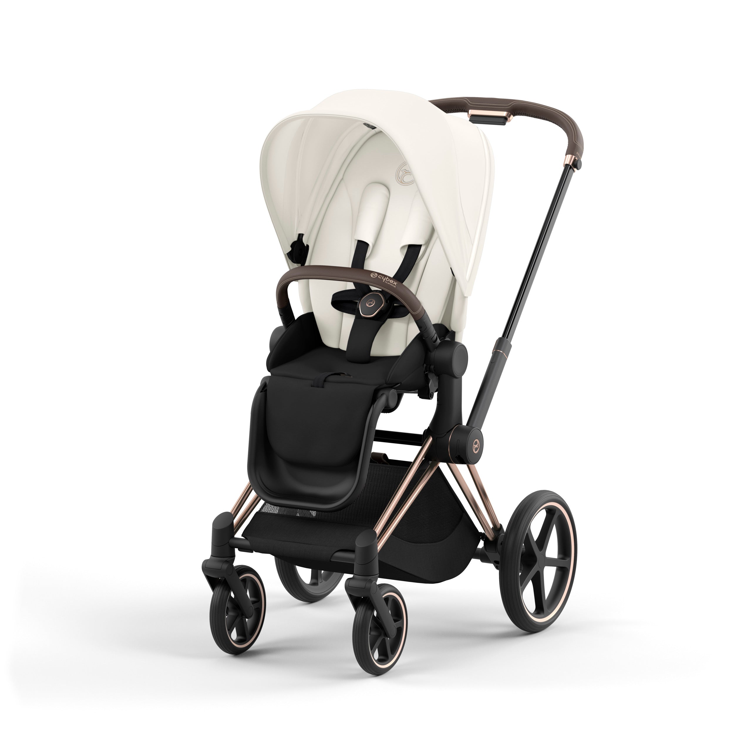cybex priam shopping basket Cybex Priam 4 Stroller Rose Gold Frame
