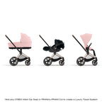 Cybex Priam 4 Stroller + Lux Carry Cot