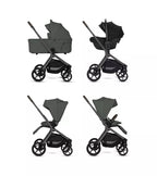 Silver Cross Breez Stroller + Bassinet + Nuna Pipa RX / Pipa Aire RX Travel System